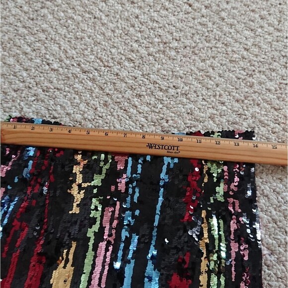 Heartloom dean sequin skirt in multi color size M - Picture 9 of 12